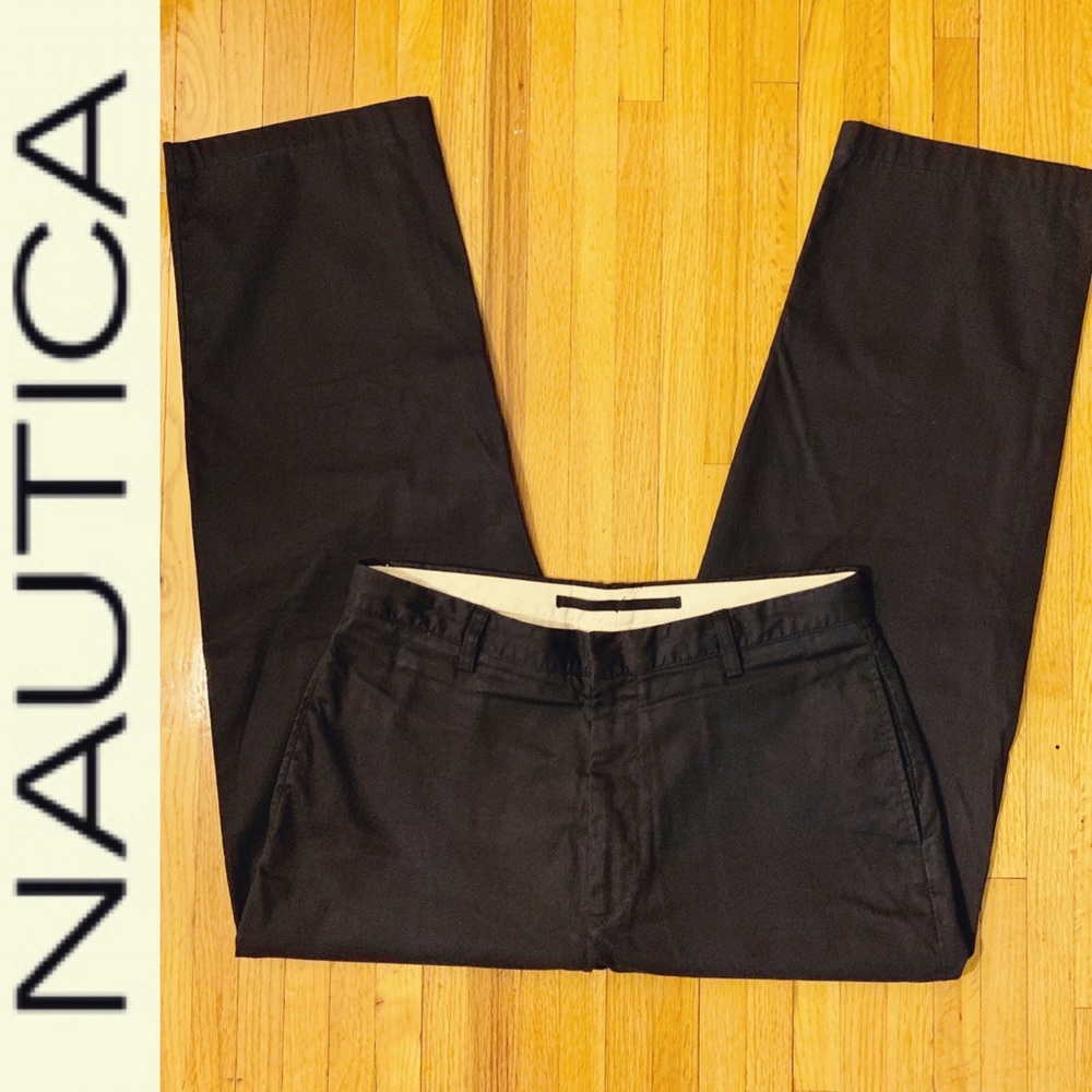 Nautica Mens Dress Pants - Dark Blue - 34 x 30